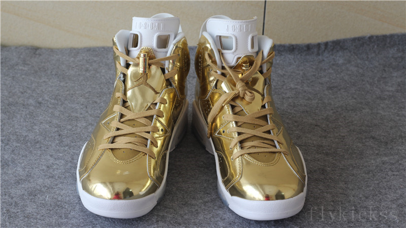 Top Quality Air Jordan 6 Pinnacle Metallic Gold